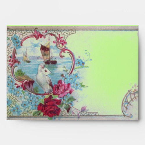 ROMANTICA pink red blue green Envelope