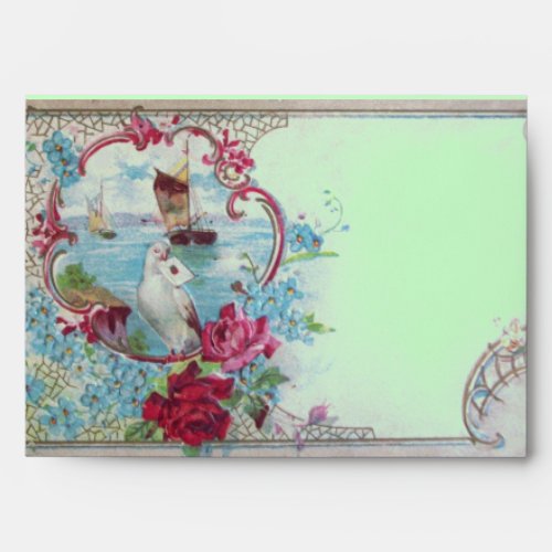 ROMANTICA pink red blue green Envelope