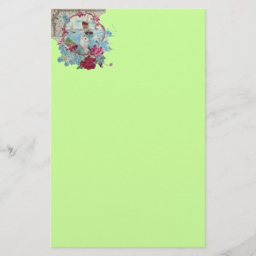 ROMANTİCA pink red blue green Stationery