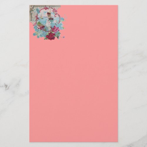 ROMANTİCA pink red blue Stationery