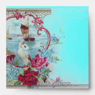 ROMANTICA pink red blue white Envelope