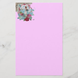 ROMANTİCA ,pink red blue white Stationery