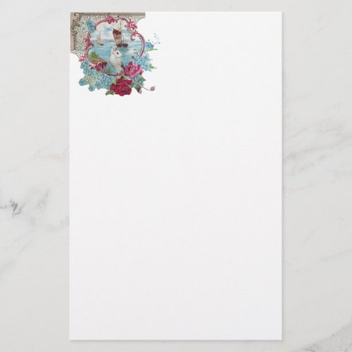 ROMANTİCA pink red blue white Stationery