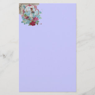 ROMANTİCA ,pink red blue white Stationery