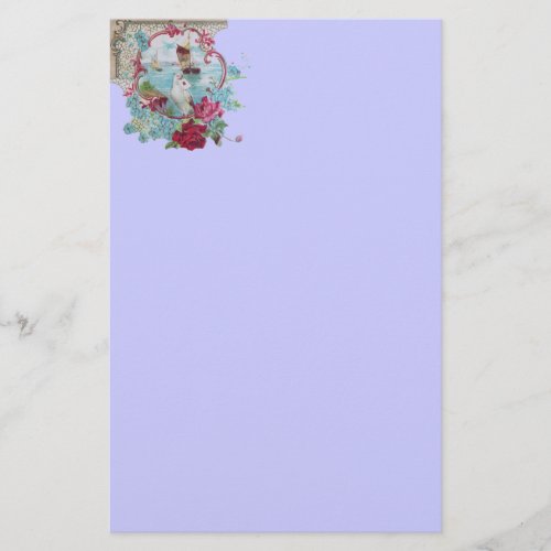 ROMANTİCA pink red blue white Stationery