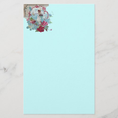 ROMANTİCA pink red blue white Stationery