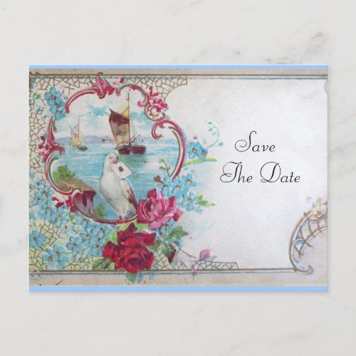 ROMANTICA SAVE THE DATE  Invitation postcard