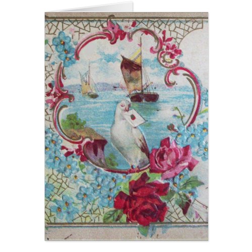 ROMANTICA  WHITE DOVE WITH LETTER  MOTHERS DAY