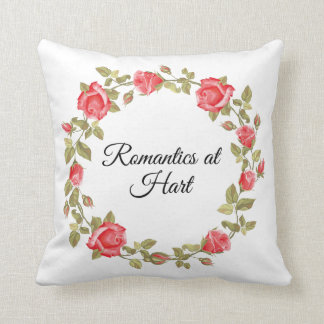 Romantics at Hart Throw Pillow