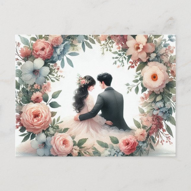 Romantik Wedding 10 Holiday Postcard (Front)