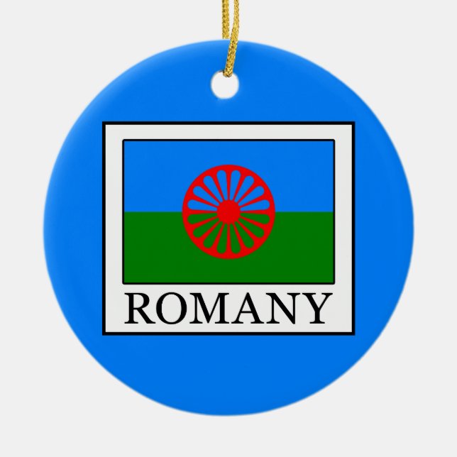 Romany Ceramic Ornament (Front)