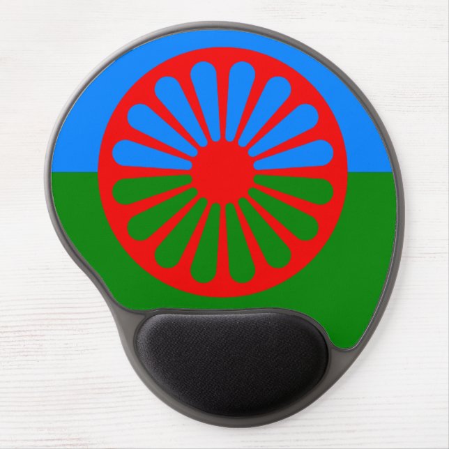 Romany Gypsy flag Gel Mouse Pad (Front)