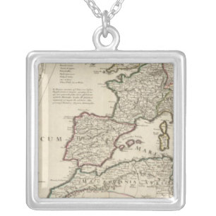 Rome 5 silver plated necklace