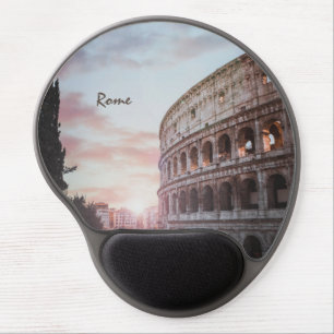 Rome Ancient Architecture sunset cityscape Gel Mouse Pad
