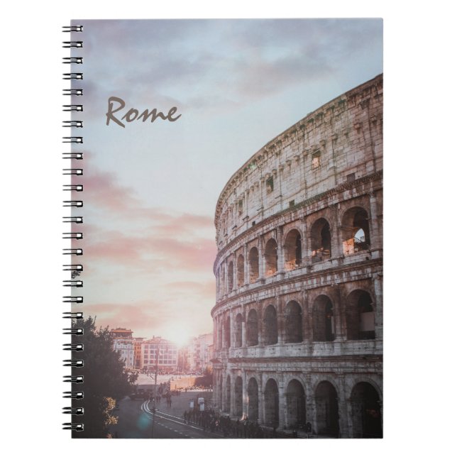 Rome Ancient Architecture sunset cityscape Notebook (Front)
