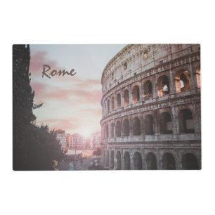 Rome Ancient Architecture sunset cityscape Placemat