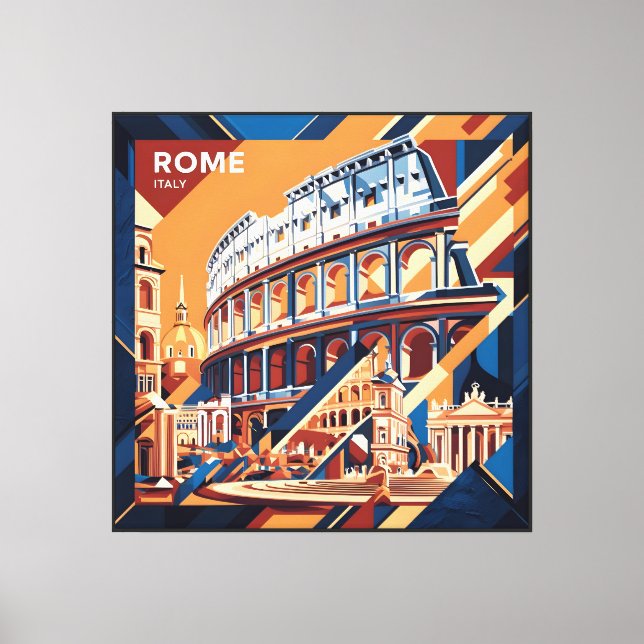 Rome Art Canvas Print (Front)