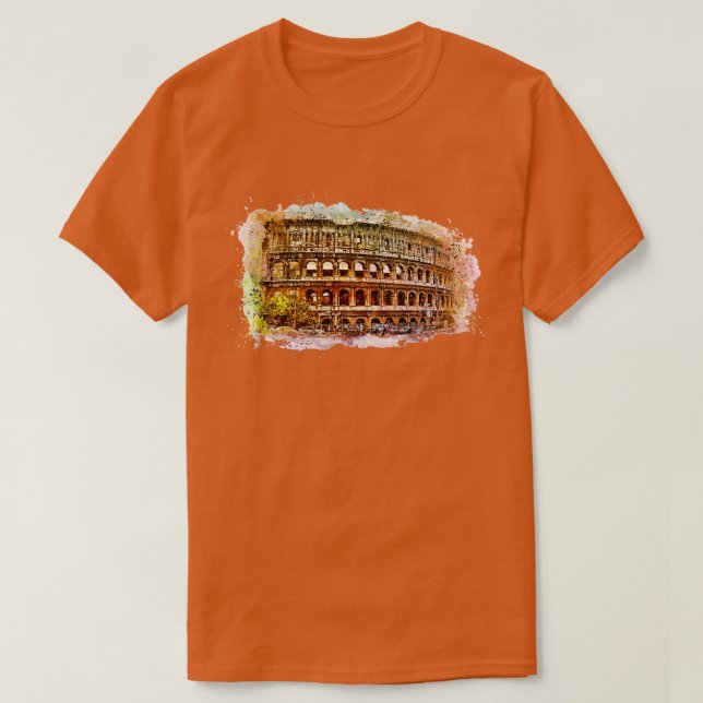 Rome art Colosseum rome T-Shirt (Design Front)