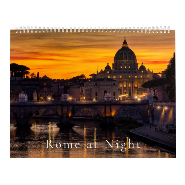 Rome at Night Calendar (Cover)