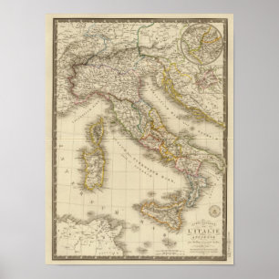 Rome Atlas Map Poster