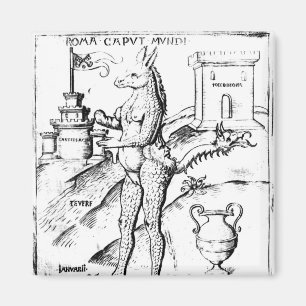 Rome, Capital of the World, 1596 Magnet