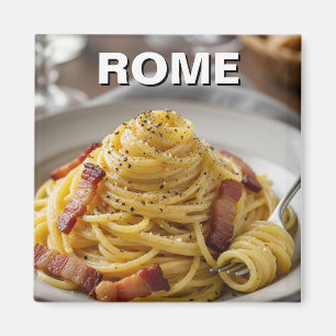 Rome Carbonara Italy Travel Magnet