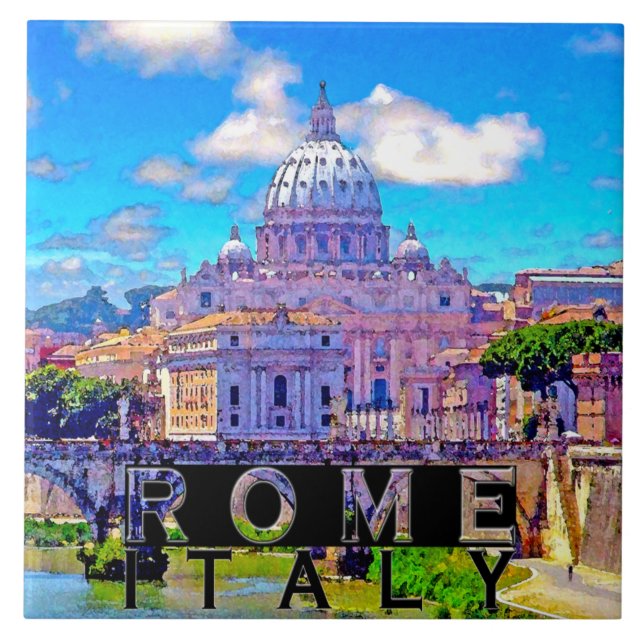 Rome Ceramic Tile (Front)