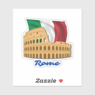 Rome City Landmark Sticker