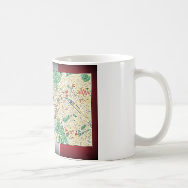 Rome City Map Coffee Mug (Right)