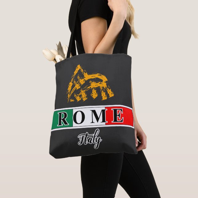Rome City Sign Tote Bag (Close Up)