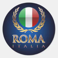 Rome Classic Round Sticker