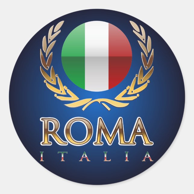 Rome Classic Round Sticker (Front)