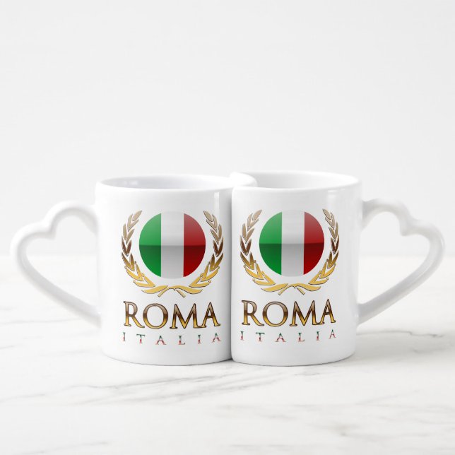 Rome Coffee Mug Set (Front Nesting)