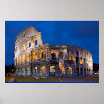 Rome Colleseum Poster From 8.99 by funny_tshirt at Zazzle