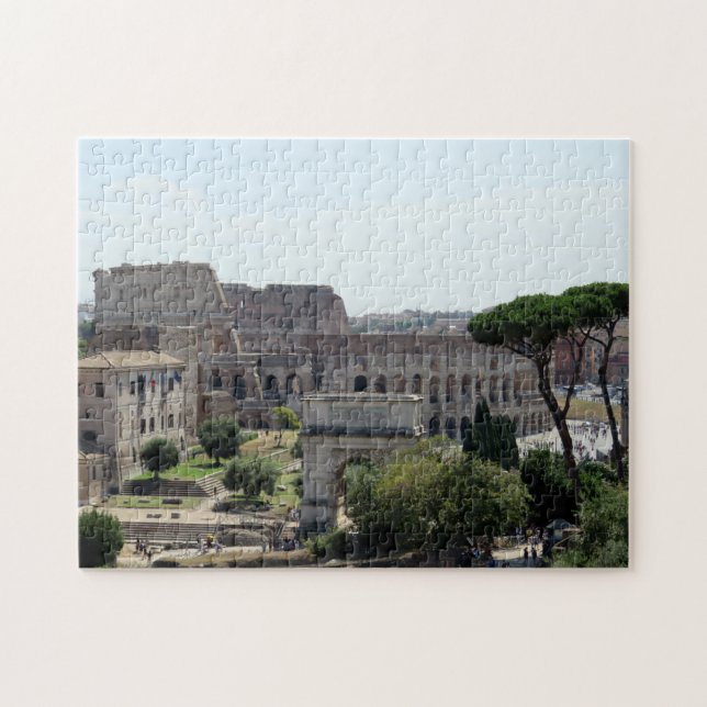 Rome Colosseum and Roman Forum Puzzle (Horizontal)