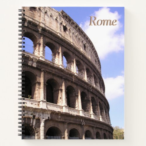 Rome Colosseum Cust Notebook 
