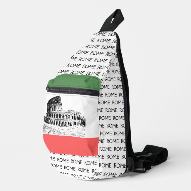 Rome Colosseum Design Sling Bag