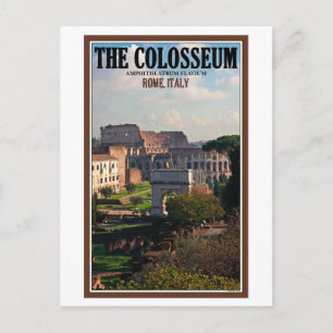 Rome - Colosseum from the Forum Postcard