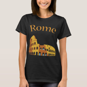 Rome Colosseum Italy Retro Travel T-Shirt