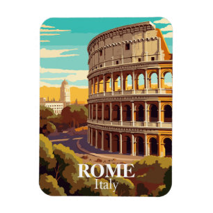 Rome Colosseum Italy Travel Souvenir Magnet