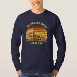 Rome Colosseum Italy Trip Custom Long Sleeve T-Shirt