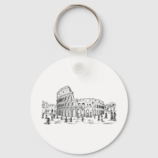 rome colosseum keychain (Front)