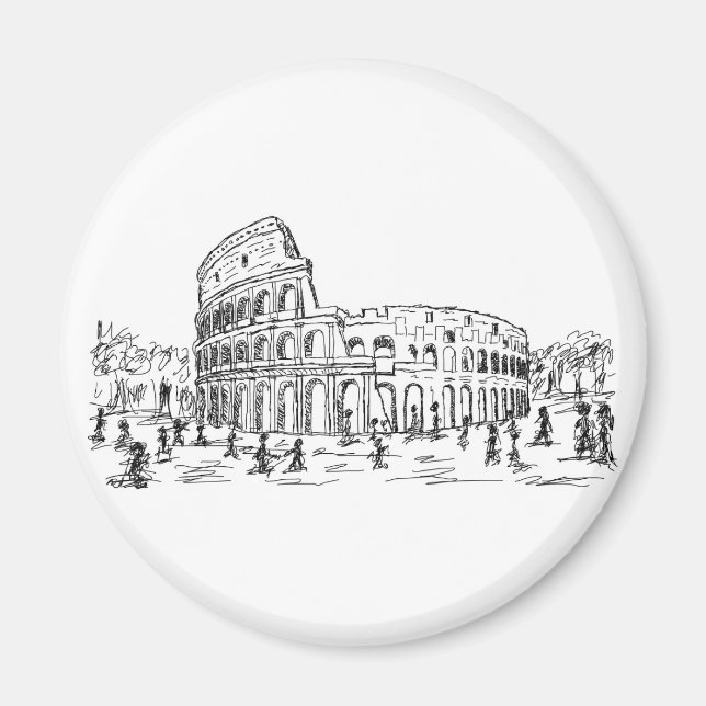 rome colosseum magnet (Front)