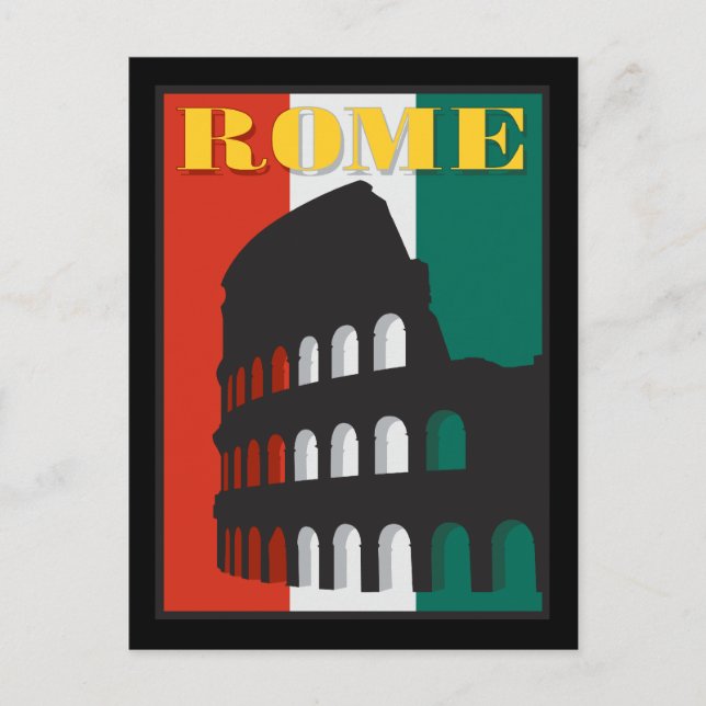 Rome Colosseum Postcard (Front)