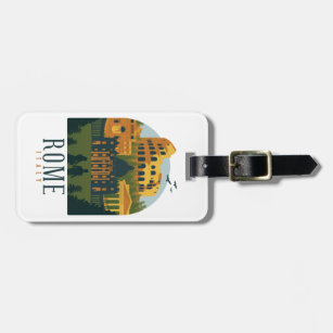 Rome Colosseum Vintage  Luggage Tag