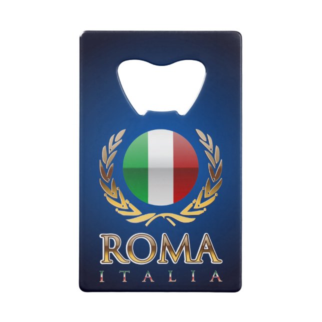Rome Credit Card Bottle Opener (Front)