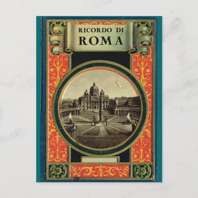 Rome, decorated frame postcard (Front)