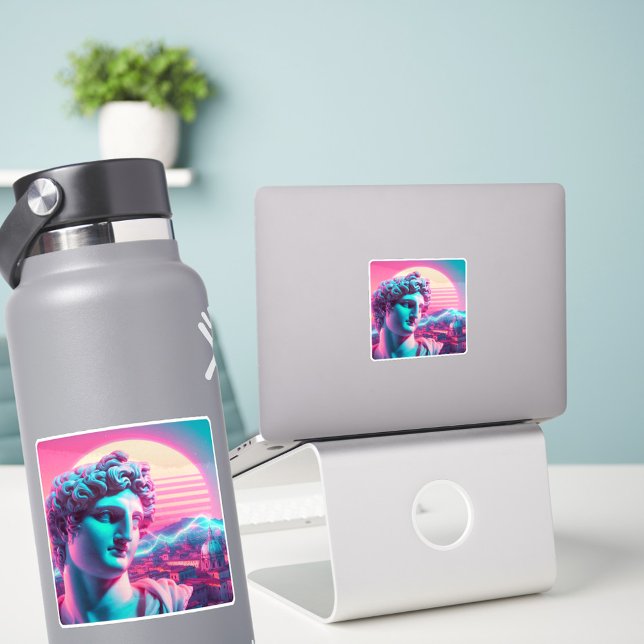 Rome | Ethereal Sculpture Vaporwave Retrowave Sticker (Creator Uploaded)