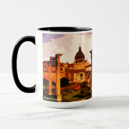 Rome Forum Romanum Architecture Italy  Mug