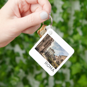 Rome Forum Romanum Italy Holiday Souvenir Keychain